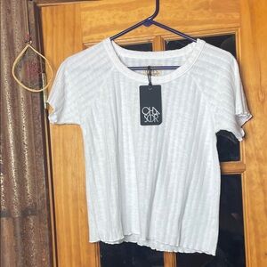 CHASER’S White Women's Cotton Top, Size S